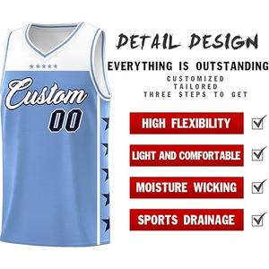 ชุดยูนิฟอร์มบาสเก็ตบอลแบบกำหนดเอง เสื้อ กางเกงขาสั้น ชุดทีม พร้อมโลโก้ ชื่อ หมายเลข สำหรับวิทยาลัย ชมรม กีฬา ผลิตจากโพลีเอสเตอร์ 100% พิมพ์ลายดิจิทัล - Product Image 3