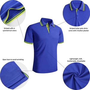 เสื้อโปโลแขนยาวผู้ชายคุณภาพสูง ผ้าฝ้าย 100% ลายเรียบ สีพื้น สำหรับกอล์ฟ รุ่นใหม่ ขายดี ปี 2026 รับผลิตตามแบบ - Product Image 3