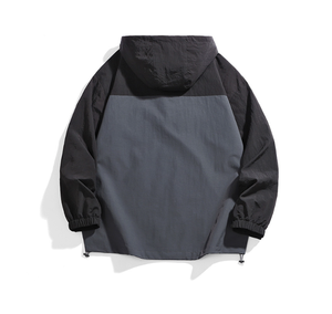Wholesale New Design <b>Light</b> Weight Windbreaker Sportswear Zipper Windbreaker Windproof Waterproof Breathable Sport Jacket - Product Image 3