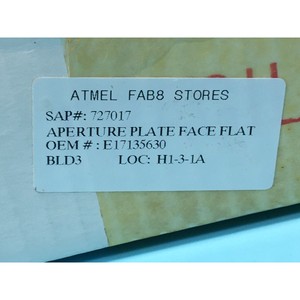 แผ่นปิดรูรับแสง VARIAN E17135630 แบบแบน, โค้ง - อุปกรณ์และอะไหล่เซมิคอนดักเตอร์ระดับโลกที่เชื่อถือได้ - Product Image 3