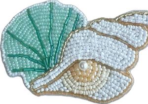 Broche de Lujo con Cuentas y Bordado a Mano, Pin Decorativo de Alta Gama con Bordado Detallado, Joyería de Moda para Abrigo - Product Image 6