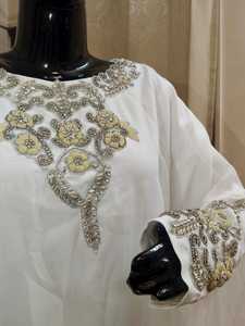 Abaya Elegante de Lujo para Mujer, de la Mejor Calidad, con Bordado Floral 3D, Estilo Dubái, Vestido Largo Musulmán para Vestimenta Modesta - Product Image 5