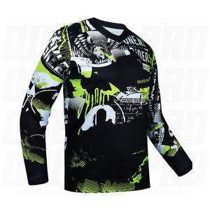 Long Sleeve Dirt Bike Jersey Men Custom OEM ODM Motocross Motorcycle Racing Shirt Breathable Quick Dry Off Road Cycling Jerseys - Product Image 1
