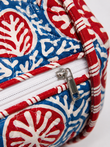 Bolsa de lona acolchada estampada con forro de poliéster, cierre de cremallera, bolsa de viaje deportiva de lona de algodón, bolsa de mano para gimnasio, bolsa de noche para mujer - Product Image 6