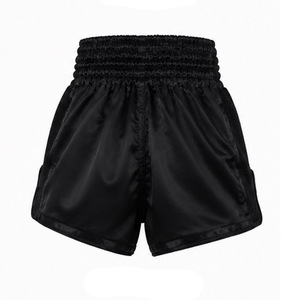 Pantalones Cortos de Muay Thai Personalizados para Hombre, Cintura Alta, Satén, Color Sólido, Cierre Elástico, Transpirables, Antiarrugas, Casuales - Product Image 3