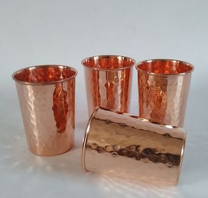 Gobelets en cuivre faits à la main, fournisseur artisanal en gros, fabricant, logo personnalisé, export, vaisselle réutilisable, durable - Product Image 3