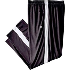 Pantalones Deportivos Personalizados para Hombre, Talla Grande, 100% Algodón, Franja Negra, Talla 3XLT, Cintura Media, Diseño Plisado, Cierre de Cremallera de Color - Product Image 1