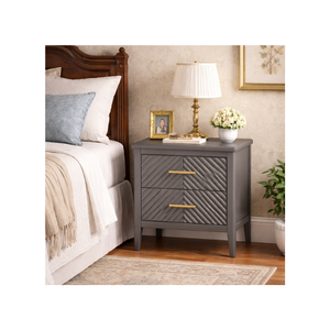 CAIRNDALE Collection OEM ODM Low MOQ Wooden <b>Bedside</b> <b>Table</b> Sustainable Highest Quality Bedroom Furniture Solid Wood - Product Image 1