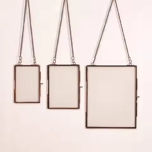 Modern Metal Glass Photo <b>Frame</b> Wall Hanging <b>Picture</b> Display Holder Stylish Interior Home Decoration <b>Frame</b> - Product Image 4