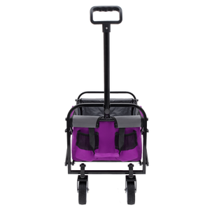 Carrello Pieghevole Minimeetall con Cinghie, Pratico Carrello da Spiaggia e per la Spesa, Leggero e Portatile per il Campeggio - Product Image 6