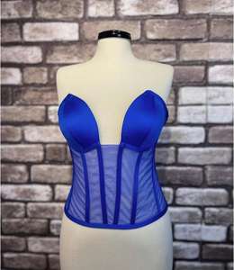 Corset Vintage Femme Overbust Sexy en Cuir Écologique Respirant pour Grandes Tailles, Effet Amincissant et Contrôle Moyen du Ventre - Product Image 3