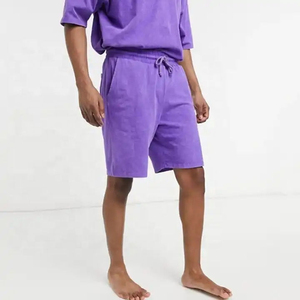 Conjunto de Dos Piezas de Ropa Urbana para Hombre a Precio Económico, Estilo Vintage de Verano, Unisex, 100% Algodón, Lavado Ácido con Efecto Desgastado por el Sol - Product Image 3