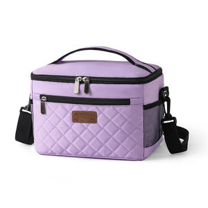 Professional Large Capacity Quilted Insulated Picnic <b>Bag</b> Waterproof Thermal <b>Lunch</b> <b>Bag</b> for Outdoor Travel and Camping - Product Image 4