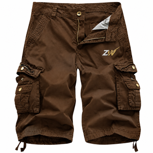 <b>Men</b> Tactical Cargo <b>Shorts</b> with Multiple Pockets Durable Canvas Cargo <b>Shorts</b> Mid Waist Zipper Fly Breathable Casual <b>Bermuda</b> Style - Product Image 1