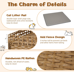Jaula para Mascotas Artex HaiNam de Fibra Tejida, Cuadrada, Plegable, para Interiores, para Todas las Estaciones, Estilo Clásico para Perros - Product Image 4