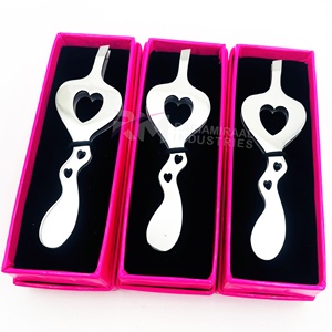Boîte rose RMI pour pince à épiler à sourcils individuelle, emballage personnalisé en forme de cœur, nouveau design, ensemble de pinces à épiler à sourcils. - Product Image 2