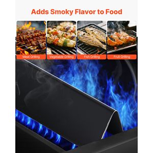 Barre Aromatizzanti da 15 Pollici per Griglie Weber Spirit I II Serie 300, Ricambio per Griglie Spirit E-310 II S-310, Accessori BBQ - Product Image 5