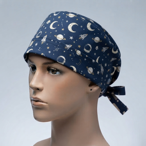 Gorro Quirúrgico Estampado Rosa, Ajustable, para Uso Médico y Quirúrgico, Accesorio de Uniforme Hospitalario para Mujer, Tejido de Algodón - Product Image 3