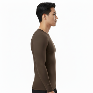 Gym Surfing Diving Rashguard <b>Compression</b> <b>Shirts</b> MMA Rash Vest Long Sleeve <b>Men</b> Swimming Surfing Rash Guard Sportswear Adults - Product Image 2