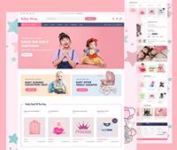 Développement de site e-commerce pour produits pour bébés RoyalCraft avec catégories, paiements en ligne, panier d'achat, design responsive et SEO