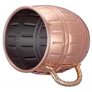 100% Pure Copper <b>Mug</b> Straw Handle <b>Large</b> Capacity Modern Design Customizable Logo High Quality Drinkware Home Office Outdoor Wine - Product Image 5
