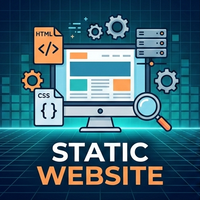 Statik Web Sitesi Tasarım ve Geliştirme Hizmetleri Hızlı Güvenli Duyarlı İş Web Sitesi Çözümleri