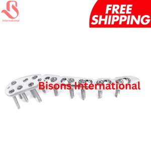 ชุดแผ่นล็อคกระดูกไหปลาร้าส่วนหน้าสแตนเลส BISONS พร้อมสกรู ไขควง ดอกสว่าน ชุดอุปกรณ์ผ่าตัดกระดูกและข้อ CE - Product Image 2