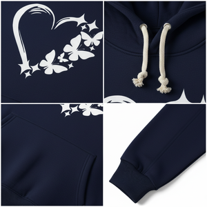 เสื้อฮู้ดดี้โอเวอร์ไซส์ ยูนิเซ็กซ์ ผ้าฝ้ายทอ 100% ป้องกันขนร่วง แขนยาว สวมหัว ใส่ได้ทั้งฤดูใบไม้ร่วงและฤดูหนาว ลายเรียบ ดีไซน์สำหรับผู้ชาย - Product Image 6