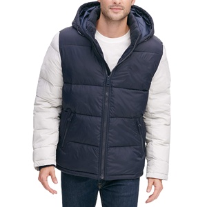 Veste matelassée pour hommes, tenue d'hiver bon marché, vêtement d'extérieur, produit personnalisé, Logo de marque imprimé, sweat à capuche, Style OEM, 2020 - Product Image 1