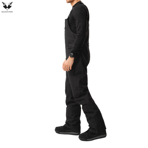 For Wholesale Rate Good Selling Unique Design Black Solid Color Newest Style OEM ODM Service Bib Waterproof Outdoor Ski <b>Overalls</b> - Product Image 3