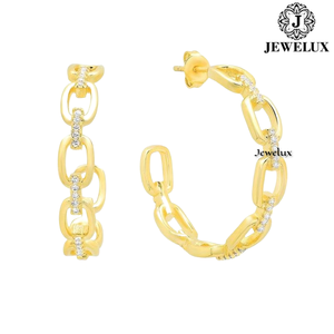 Best Quality VVS Diamond <b>Stud</b> Earrings 925 Sterling <b>Silver</b> Rhodium Plated IGI Certified for Women's Parties Gifts India Jewelux - Product Image 1
