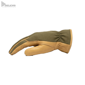 Guantes de Trabajo de Cuero Resistentes Personalizados para Hombre, con Revestimiento de Lona y Palma Reforzada con Remaches, Guantes de Seguridad para Mecánicos OEM - Product Image 3