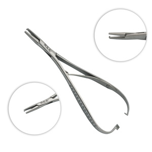 Porte-aiguille Mathieu à pointe crochet, pinces délicates, instruments orthodontiques R.A.A. INTERNATIONAL, qualité supérieure - Product Image 1