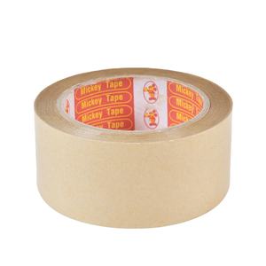 Ruban de papier kraft ultra-durable de 50m en cuir de vachette, adhésif thermofusible et activé par l'eau pour des projets créatifs d'élégance immersive - Product Image 1