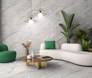 Carreaux de sol pour maison 600x1200mm, carreaux de salle de bain en porcelaine polie ultra-brillante pour sols de maisons, hôtels et salles de bain commerciales - Product Image 1