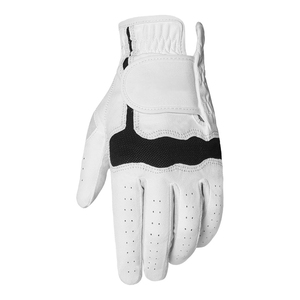 White Leather <b>Golf</b> Gloves Full Finger Breathable Non-Slip Outdoor Sports Men Women - Product Image 2