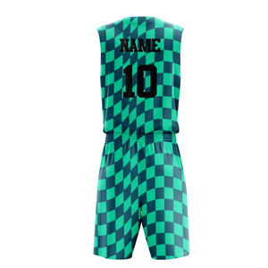 Ensemble d'uniformes de basketball personnalisés avec appliqué, design uni, impression par sublimation, 100% polyester, maillot avec nom d'équipe pour équipe - Product Image 2