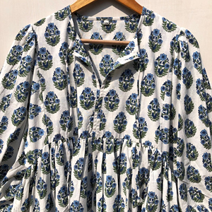 Vestido de Noche con Cuello en V para Mujer, 100% Algodón, Estampado Floral, Secado Rápido, Ropa de Dormir de Verano, Suave, Talla XL, para Fiestas de Primavera, Dama de Honor, Venta al por Mayor - Product Image 1