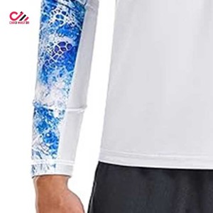 Men's Long Sleeve Rash Guard Durable Quick Dry Breathable Eco-Friendly <b>Compression</b> Fabric Spandex/Polyester Material - Product Image 6