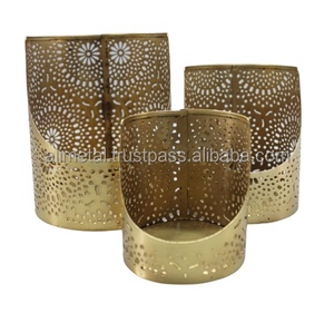 Mercury Glass Votive Tealight Candelabros para bodas, fiestas y decoración del hogar y totalmente personalizables - Product Image 5
