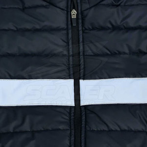 Stylish Men <b>Puffer</b> Winter <b>Jacket</b> with Stand Collar Front Logo Breathable Relaxed Fit for Everyday Wear <b>Light</b> Outdoor Activities - Product Image 6