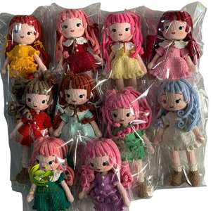 Muñeco de Ganchillo Personalizado, Amigurumi, Juguete de Peluche Estilo Chibi, Tejido a Mano, para Niños, Regalo de Cumpleaños, Venta al Por Mayor, Hecho a Mano - Product Image 1