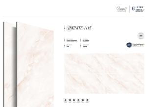 กระเบื้องพอร์ซเลนเคลือบเงาคุณภาพพรีเมียม ดีไซน์หรูหรา ขนาดใหญ่ 800x1600 1200x1800 750x1500 มม. สำหรับโรงแรม ห้างสรรพสินค้า สำนักงาน - Product Image 5