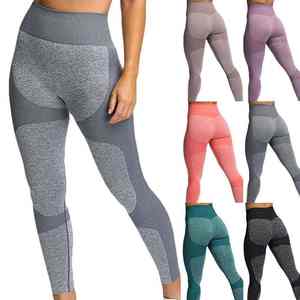 Leggings Athlétiques de Qualité Supérieure pour Femmes, Anti-Humidité, Couvrance Totale, Surface Lisse, Vêtements de Sport, Grandes Tailles - Product Image 1