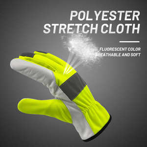Guantes de Trabajo de Cuero de Alta Calidad de Fabricantes Directos de Fábrica, Colores y Diseños a Medida, Guantes de Cuero Resistentes para Trabajo Pesado - Product Image 3