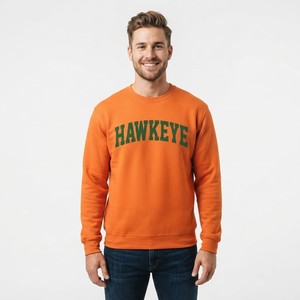 Sudadera Casual para Hombre HAWK EYE SPORTS, Nueva Moda, 350g, Hombros Caídos, Corte Regular, Cuello Alto, Estampado, Otoño - Product Image 1