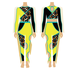 Uniformes de baile de alta calidad personalizados al por mayor para equipos de porristas infantiles y femeninos, para práctica y animación. - Product Image 2