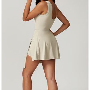 Vestido de Golf/Tenis de Secado Rápido, Transpirable y Ecológico, de Spandex/Nylon, Ligero, que Absorbe la Humedad, para Entrenamiento Atlético - Product Image 5