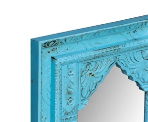 Designer <b>Large</b> Wall <b>Mirror</b> for Home Interiors Refined Architectural Reflection with Contemporary Boho Elegance - Product Image 3
