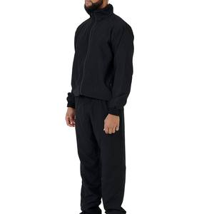 Conjunto Deportivo de Nylon para Hombre, Chaqueta Cortavientos con Cierre y Pantalones Deportivos, Traje de Dos Piezas - Product Image 3